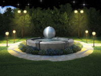 Steel Ball water feature