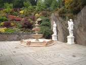 Fountain and Statues